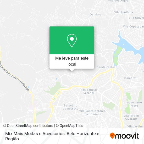 Mix Mais Modas e Acessórios mapa
