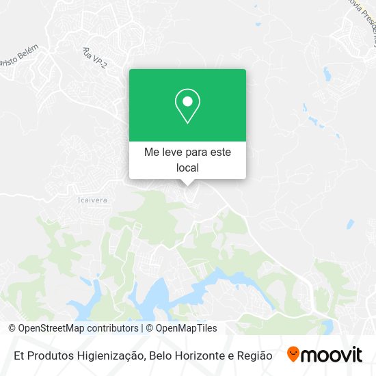 Et Produtos Higienização mapa