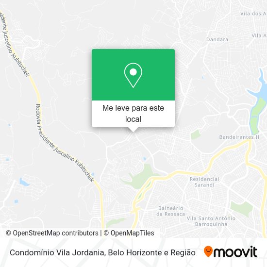 Condomínio Vila Jordania mapa