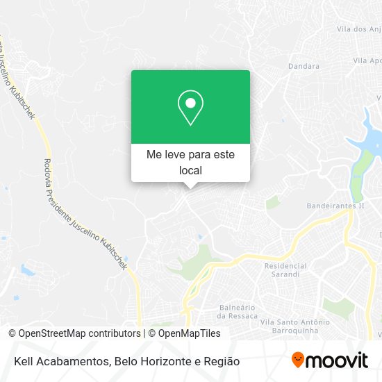 Kell Acabamentos mapa