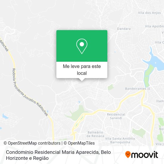Condomínio Residencial Maria Aparecida mapa