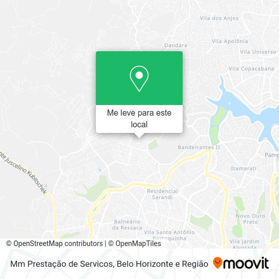 Mm Prestação de Servicos mapa