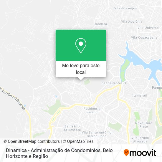 Dinamica - Administração de Condominios mapa
