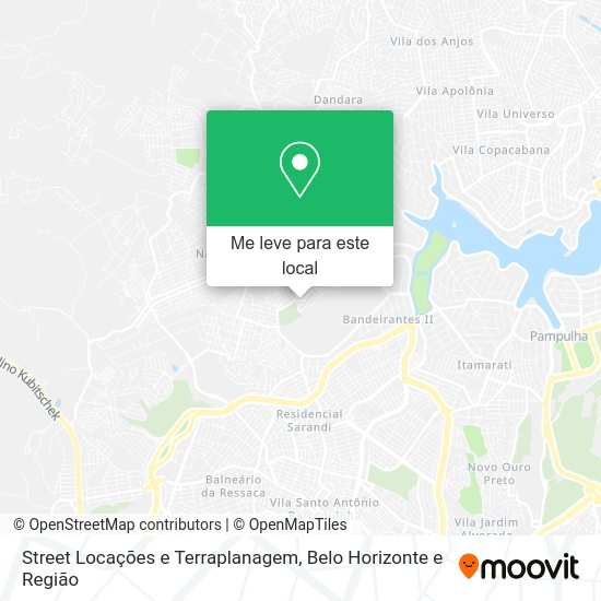 Street Locações e Terraplanagem mapa