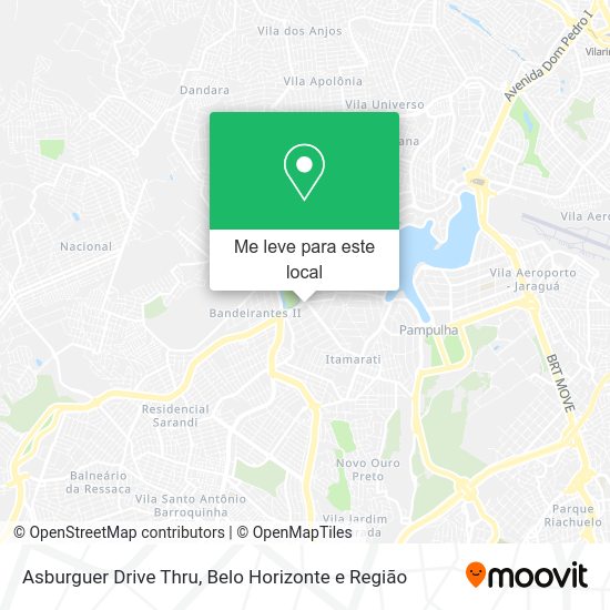 Asburguer Drive Thru mapa
