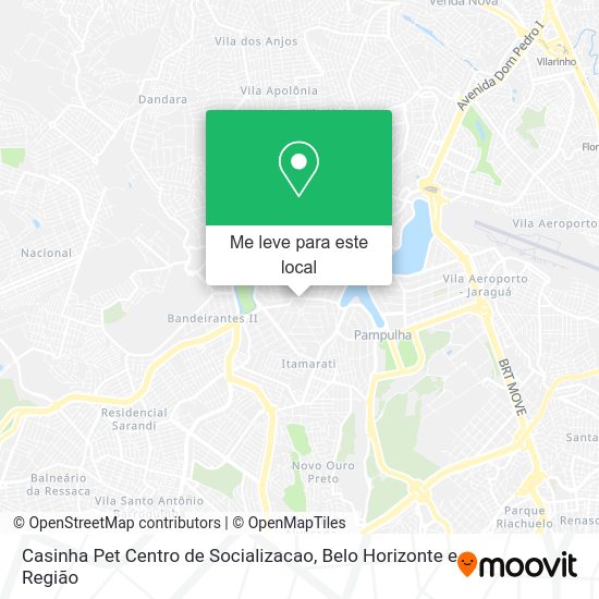 Casinha Pet Centro de Socializacao mapa
