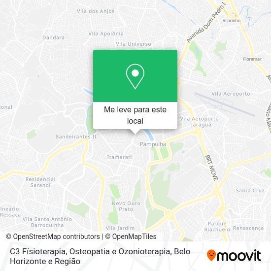 C3 Físioterapia, Osteopatia e Ozonioterapia mapa