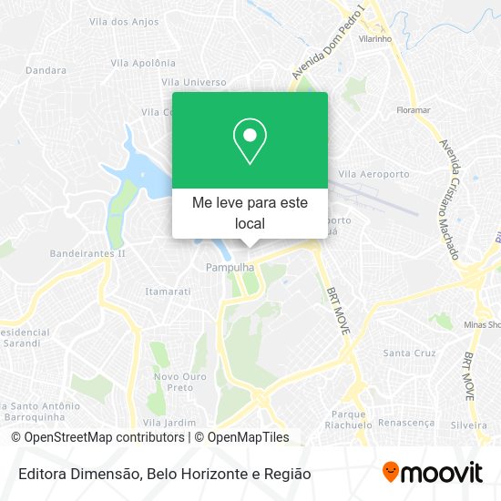 Editora Dimensão mapa