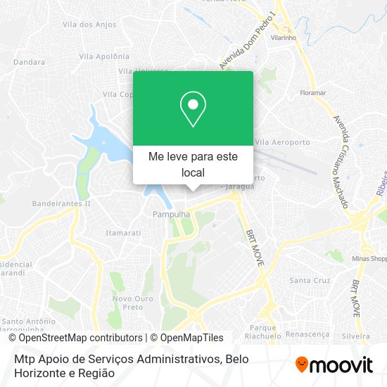 Mtp Apoio de Serviços Administrativos mapa