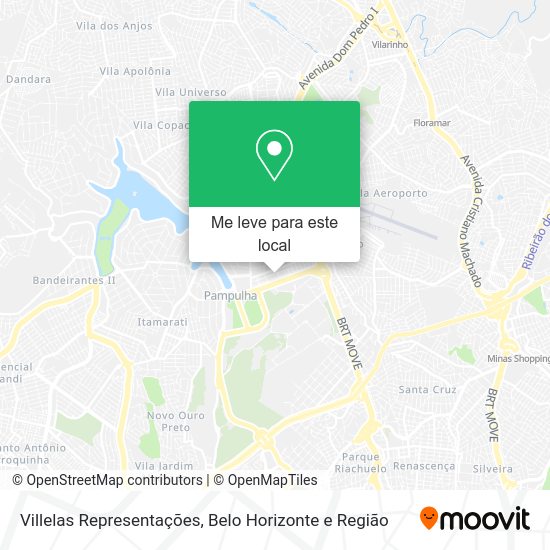 Villelas Representações mapa