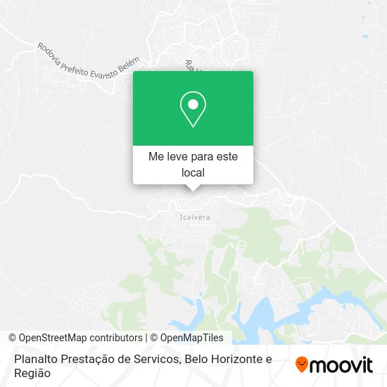 Planalto Prestação de Servicos mapa