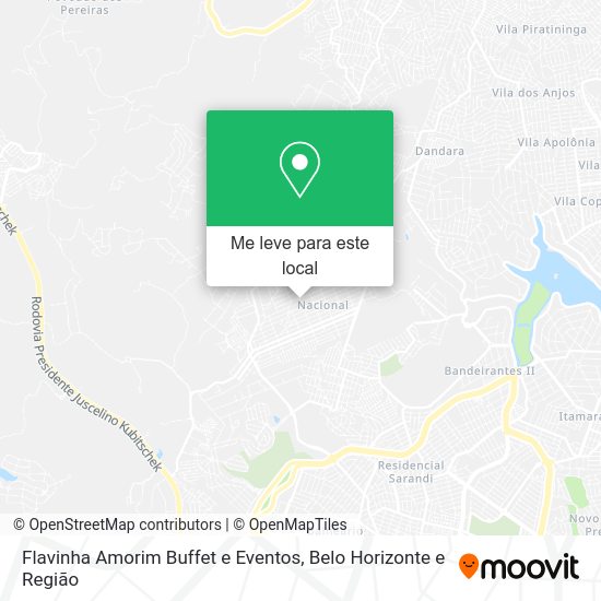 Flavinha Amorim Buffet e Eventos mapa