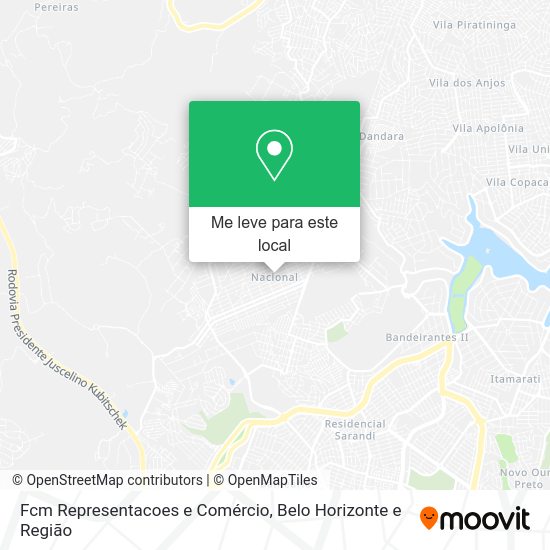 Fcm Representacoes e Comércio mapa