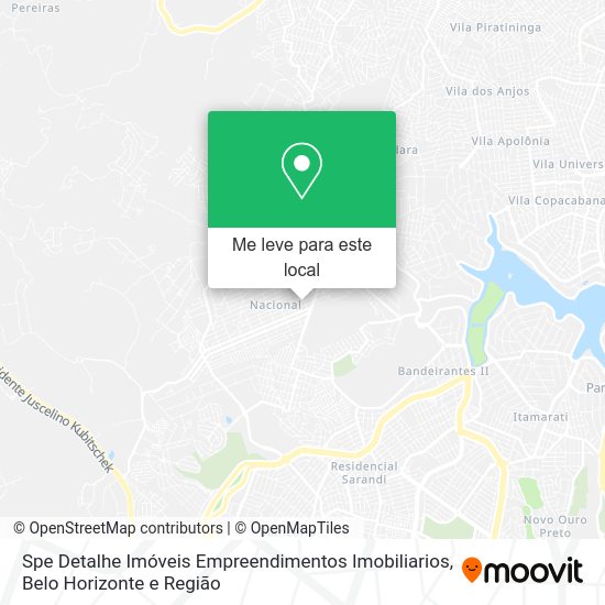 Spe Detalhe Imóveis Empreendimentos Imobiliarios mapa