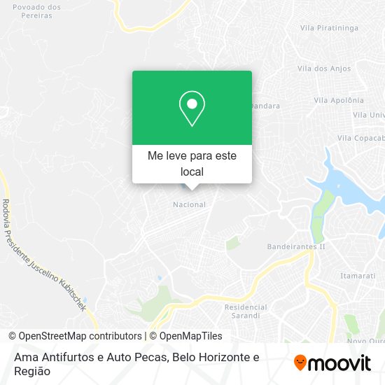 Ama Antifurtos e Auto Pecas mapa