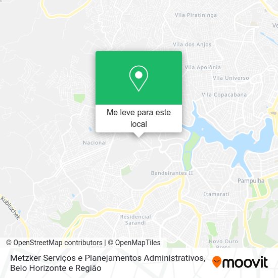 Metzker Serviços e Planejamentos Administrativos mapa