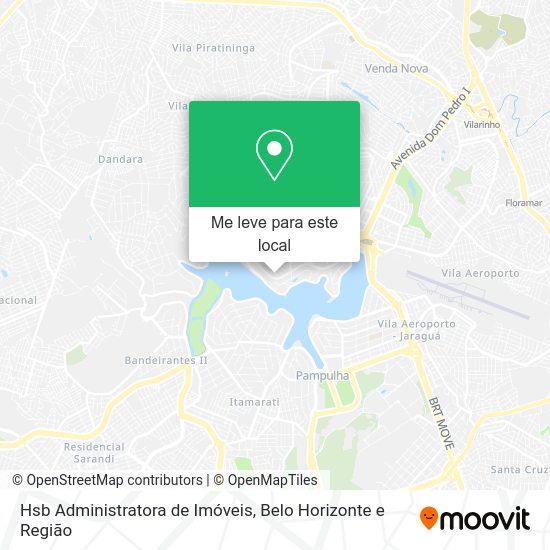Hsb Administratora de Imóveis mapa