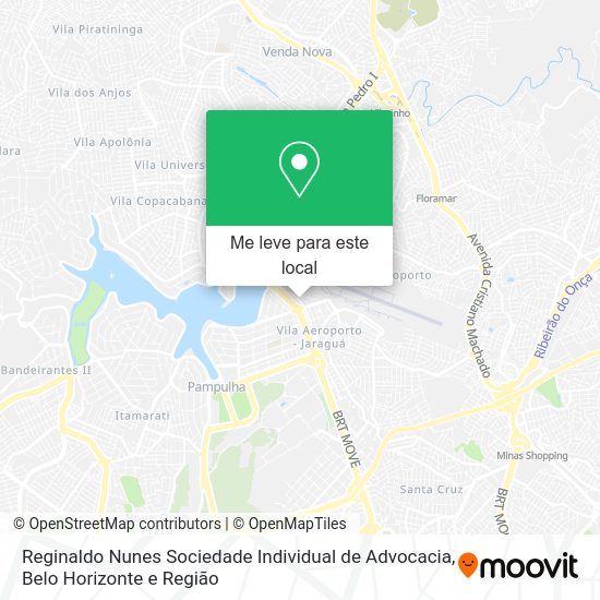 Reginaldo Nunes Sociedade Individual de Advocacia mapa