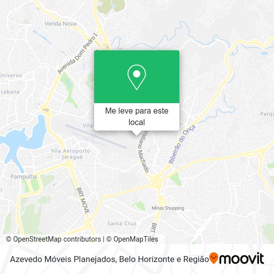 Azevedo Móveis Planejados mapa