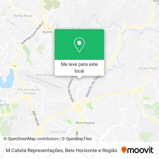M.Calixta Representações mapa