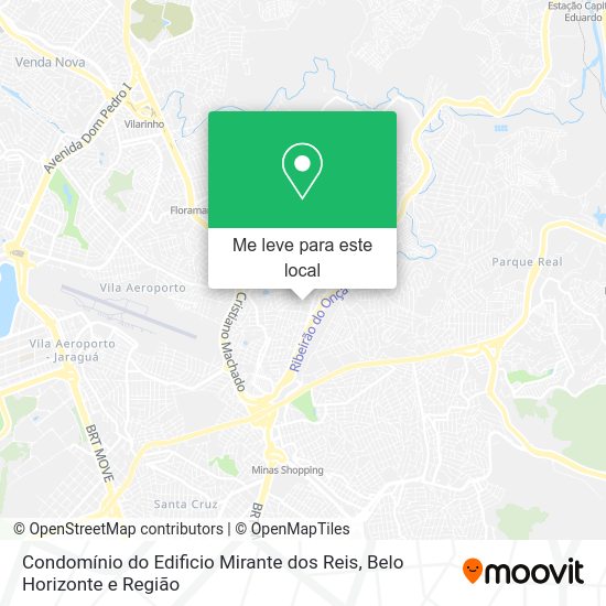 Condomínio do Edificio Mirante dos Reis mapa