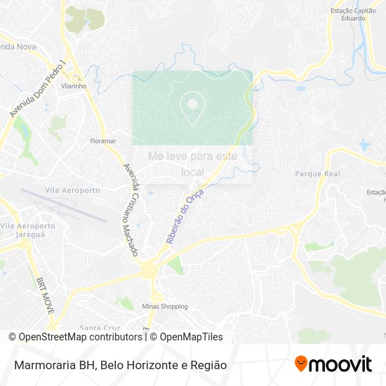 Marmoraria BH mapa