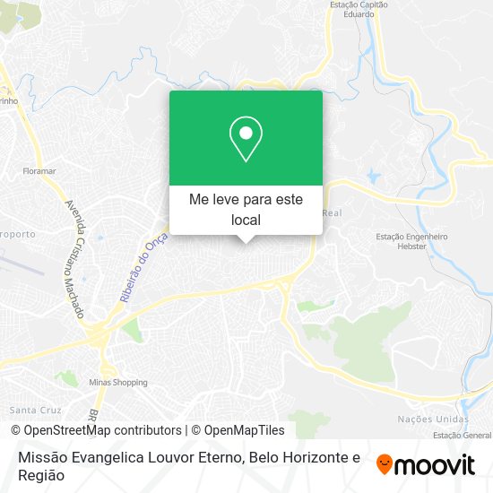 Missão Evangelica Louvor Eterno mapa