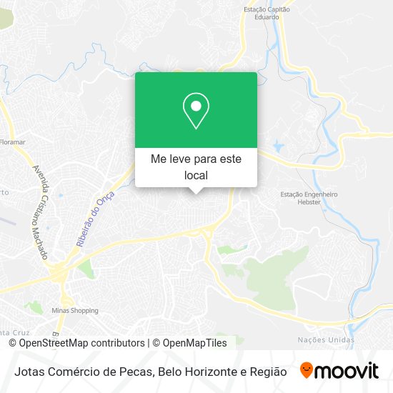Jotas Comércio de Pecas mapa