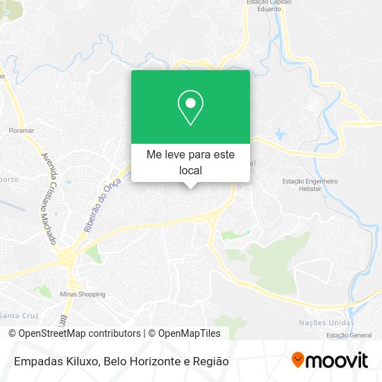 Empadas Kiluxo mapa