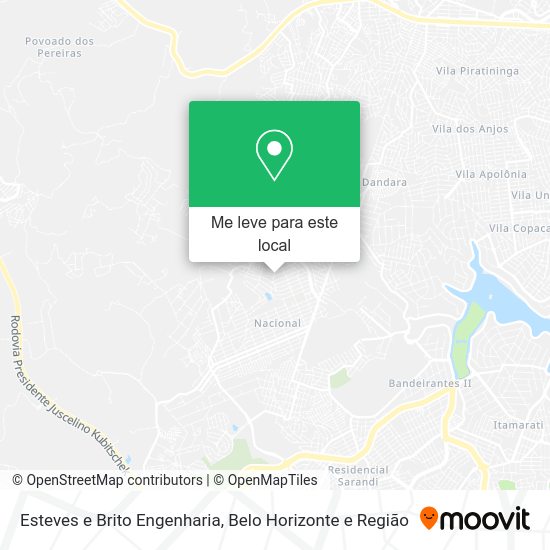 Esteves e Brito Engenharia mapa