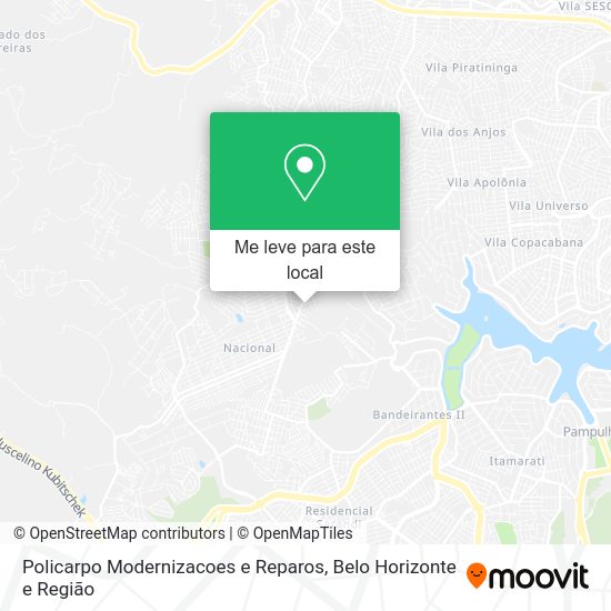 Policarpo Modernizacoes e Reparos mapa
