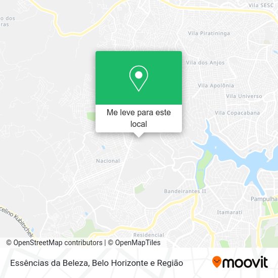 Essências da Beleza mapa