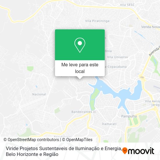 Viride Projetos Sustentaveis de Iluminação e Energia mapa