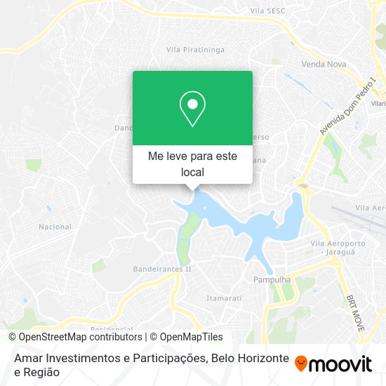 Amar Investimentos e Participações mapa
