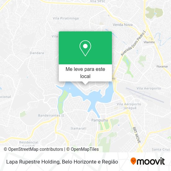 Lapa Rupestre Holding mapa