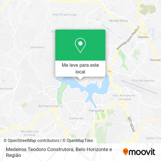 Medeiros Teodoro Construtora mapa