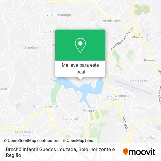 Brechó Infantil Guedes Louzada mapa