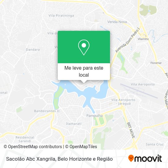 Sacolão Abc Xangrila mapa