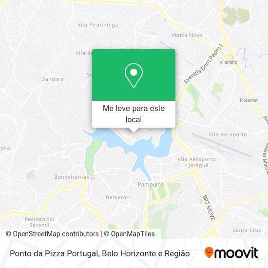 Ponto da Pizza Portugal mapa