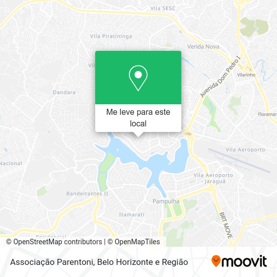 Associação Parentoni mapa