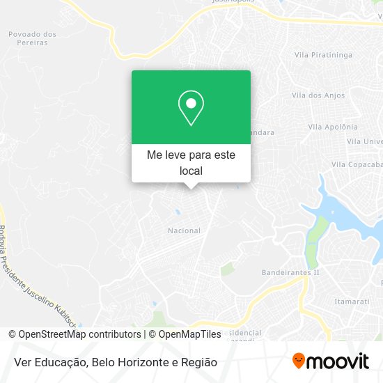 Ver Educação mapa