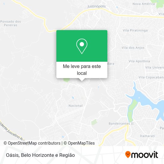 Oásis mapa