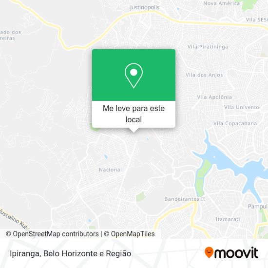 Ipiranga mapa