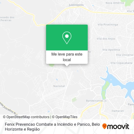 Fenix Prevencao Combate a Incêndio e Panico mapa