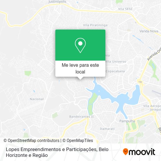 Lopes Empreendimentos e Participações mapa