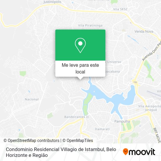 Condomínio Residencial Villagio de Istambul mapa