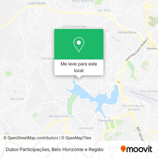 Duboi Participações mapa