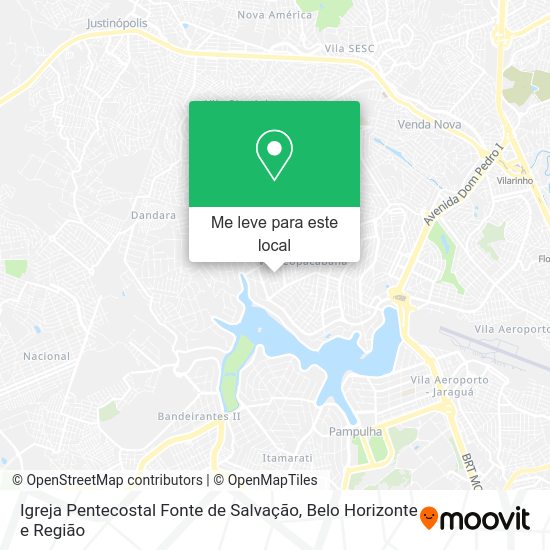 Igreja Pentecostal Fonte de Salvação mapa