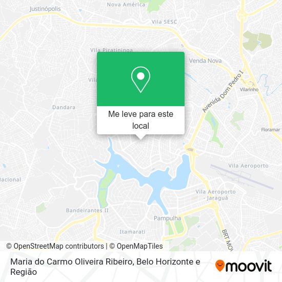 Maria do Carmo Oliveira Ribeiro mapa