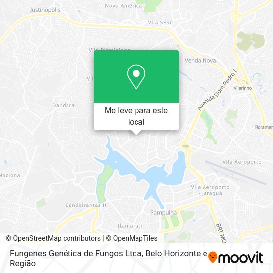 Fungenes Genética de Fungos Ltda mapa